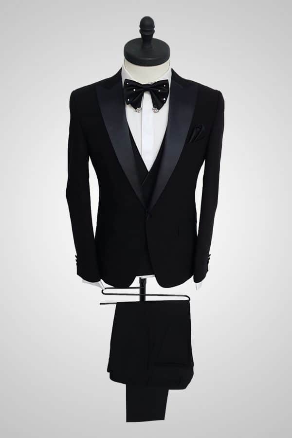 Costume barbati - Costum de ceremonie Negru Cu Sclipici Ocazie