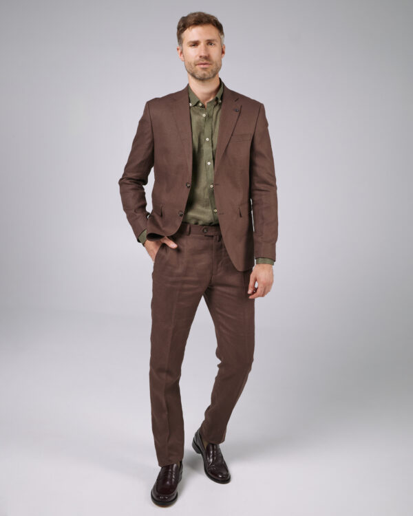 Costum barbati Monarch slimfit de in maro